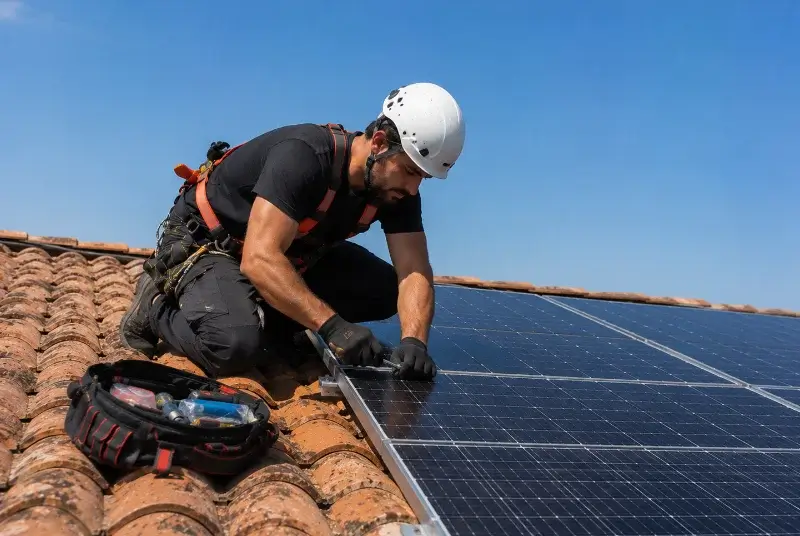 Maintenance et monitoring de panneaux solaires à Bourg-Madame